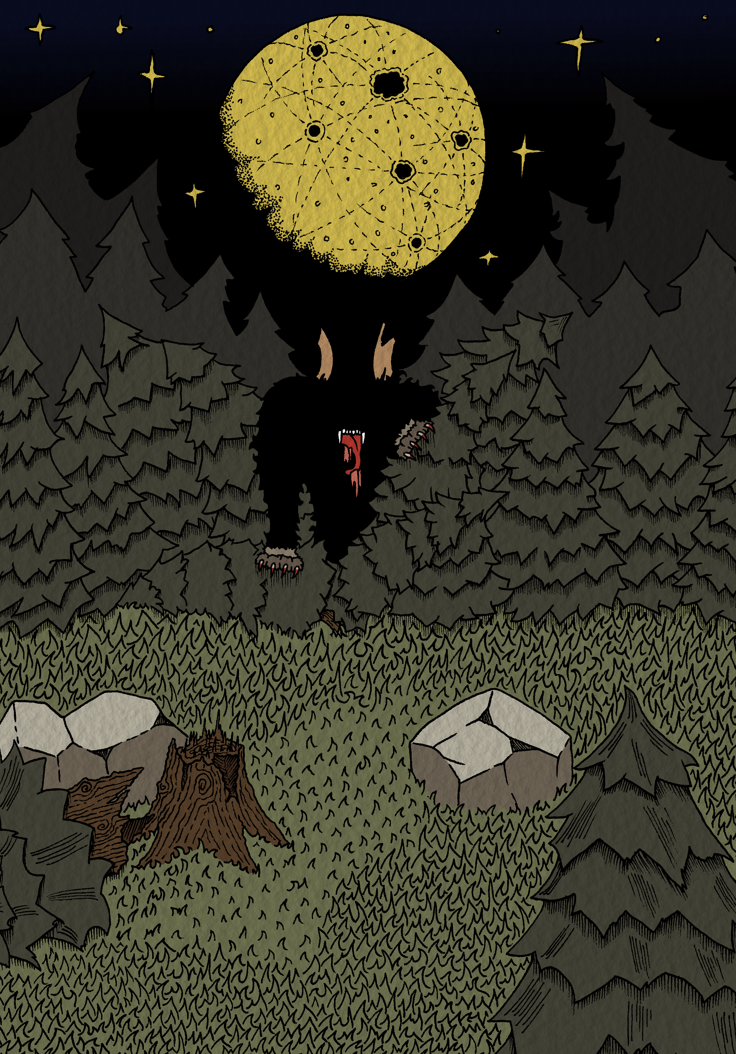 The Hollow Hunt - random encounter from Whispers of the Valley by TAMAPS